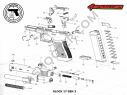 Oś wyciągu GLOCK 17/19/26/34 GEN 3/4 - Cz. nr. 12