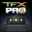 TRUGLO TFX PRO SET - Zestaw trytowo-światłowodowe przyrządy celownicze (niskie) do pistoletów